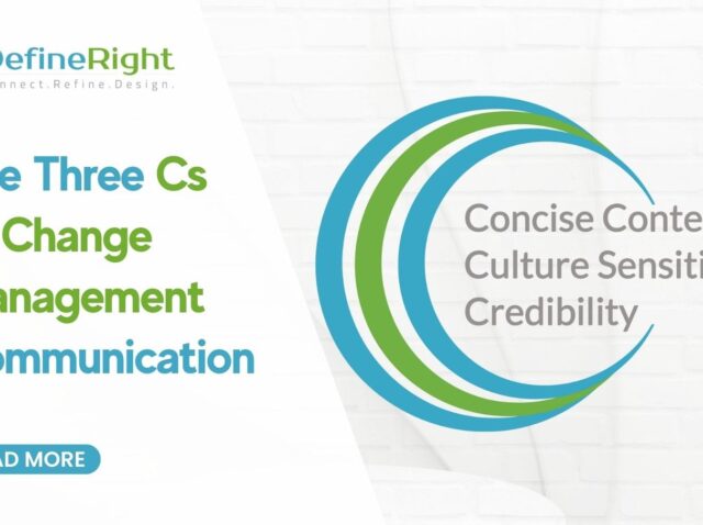 The Three Cs of Change Management Communication | DR Blog Banner