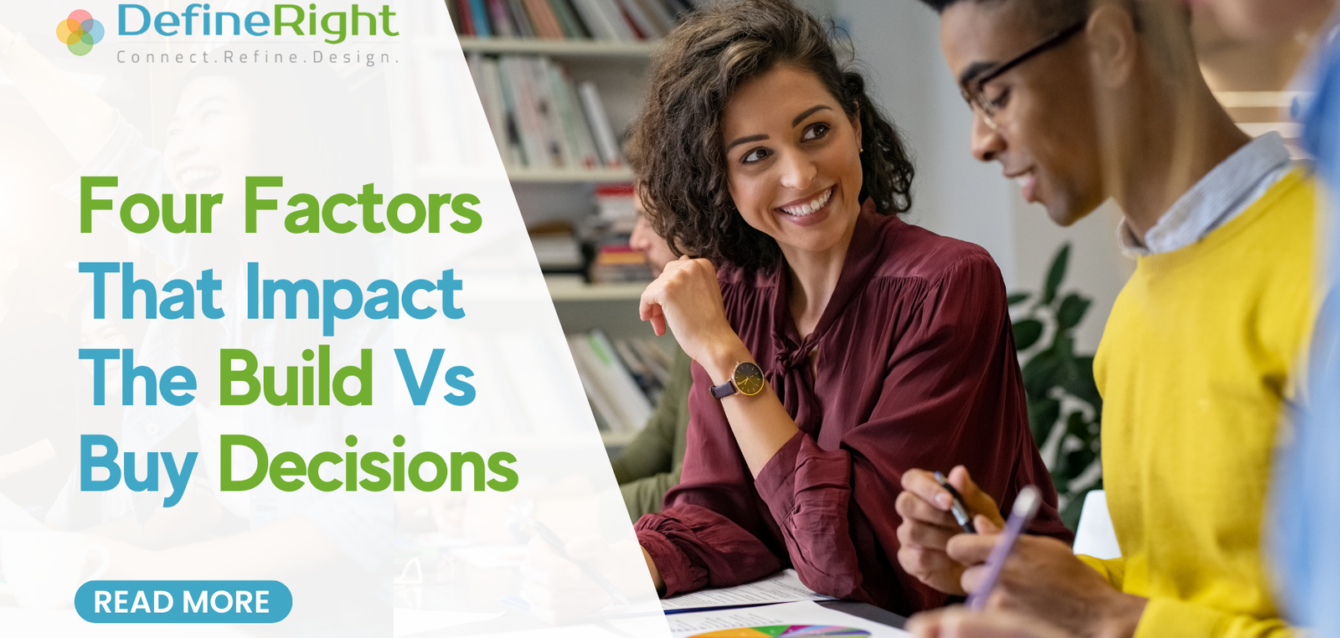 4 Factors that Impact the Build vs Buy Decision | DR Blog Banner