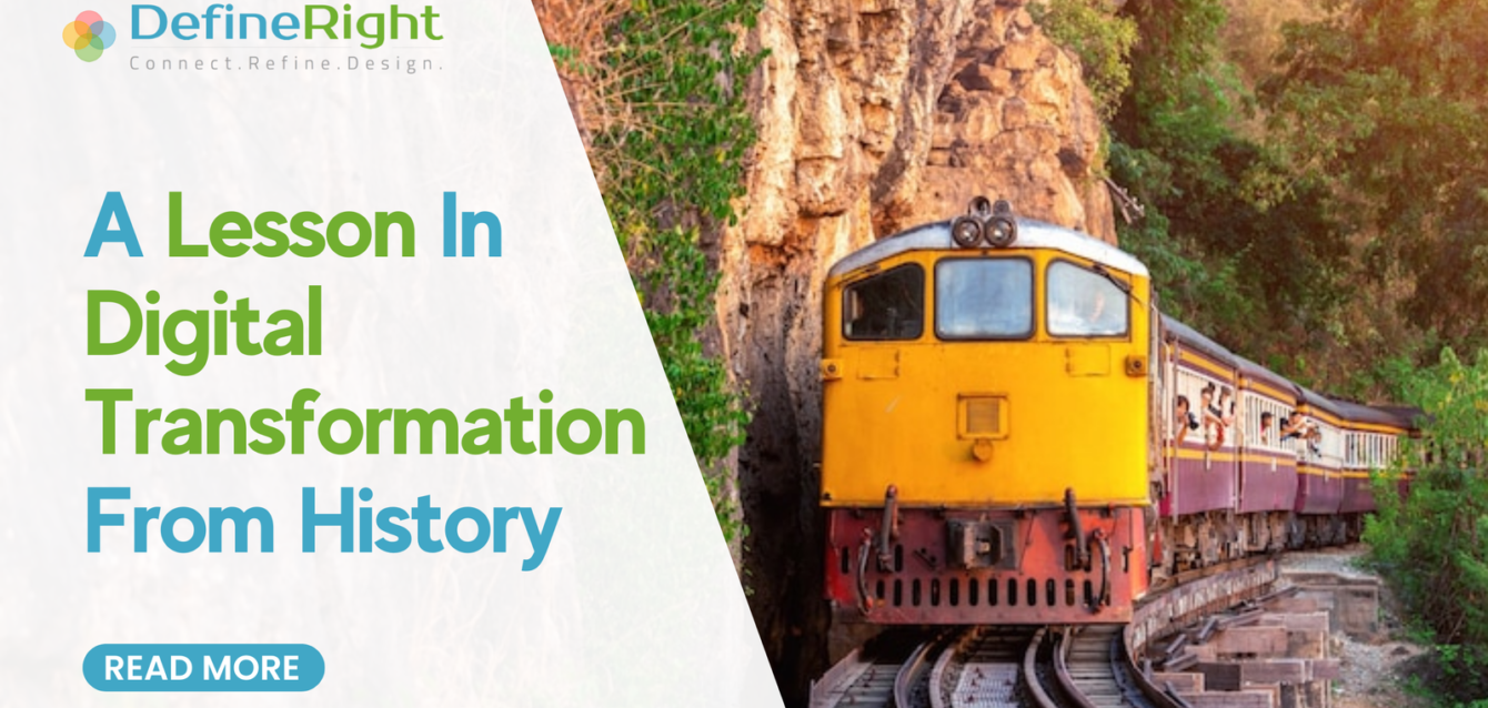 A Lesson in Digital Transformation from History | DR Blog Banner